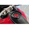 CNC Racing Spacer Kit for Tank Bag Mounts CNC's Gas Cap Flanges for Ducati Multistrada V4 / 1200 / 1260 / 950, Diavel 1260, and Hypermotard 950